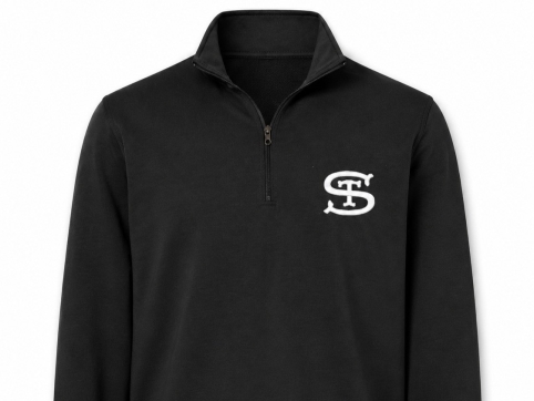 Quarter Zip- black